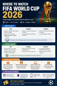 where to watch fifa world cup 2026