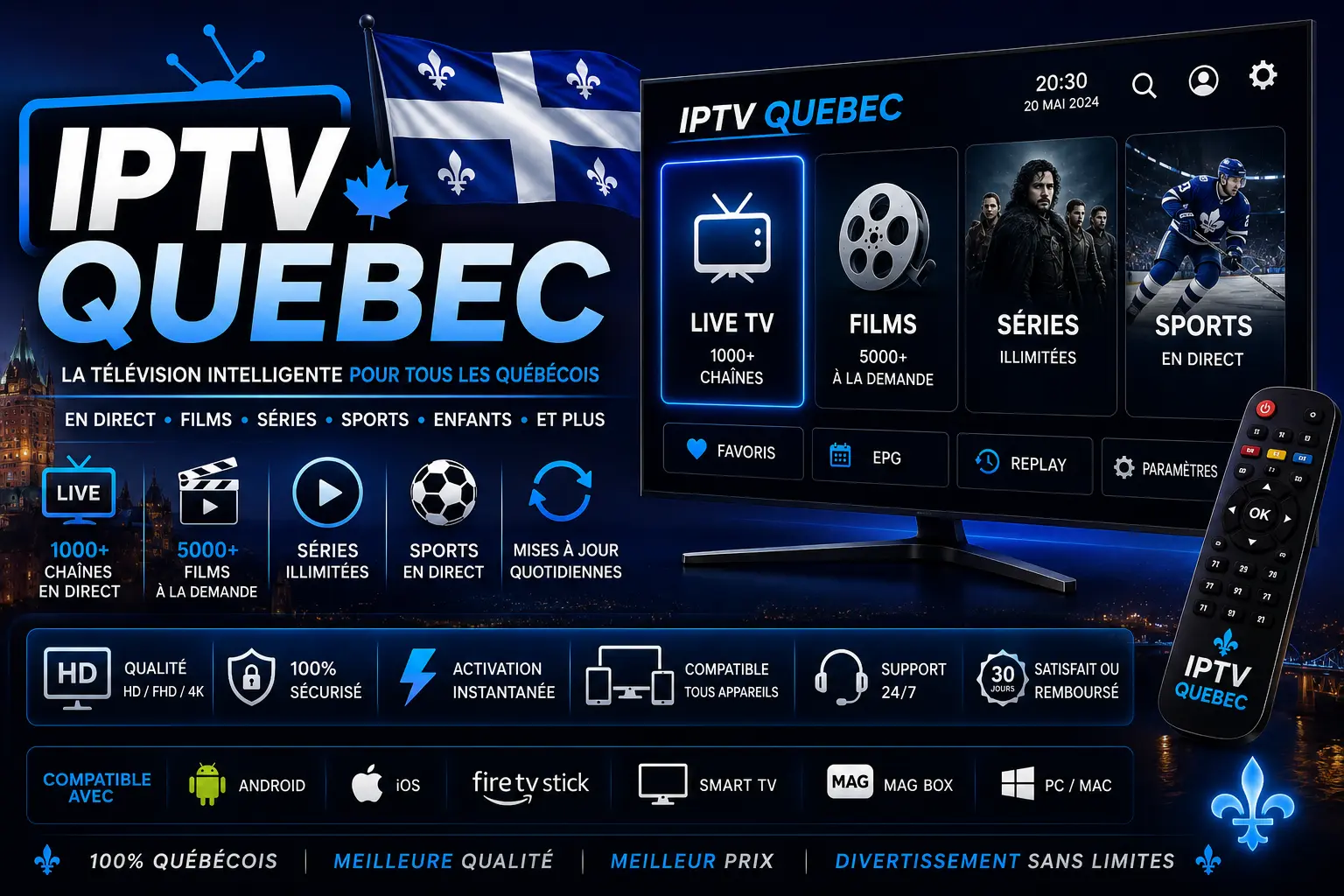 iptv quebec